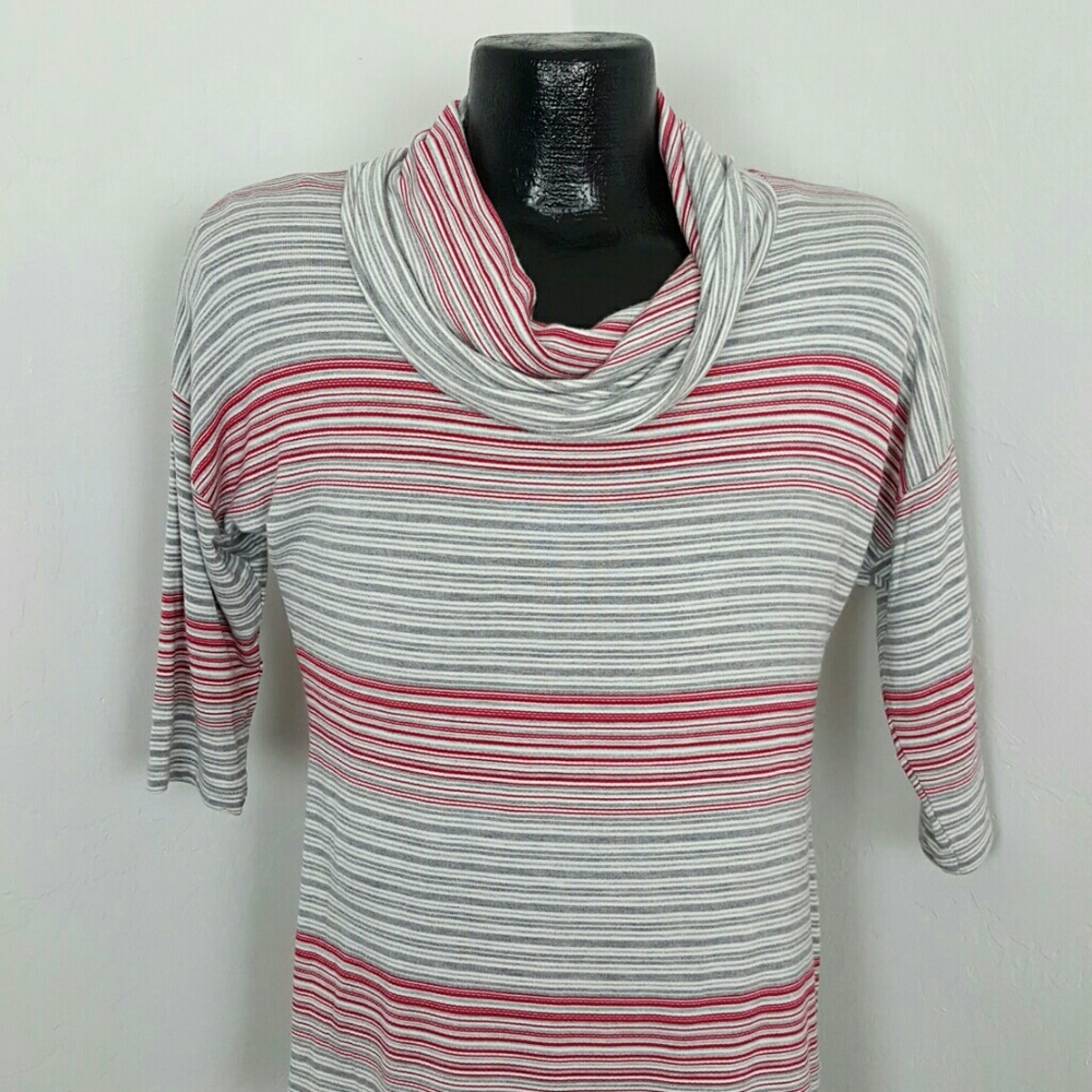 Anthropologie Sunday women top stripes 3/4 sleeve size XS